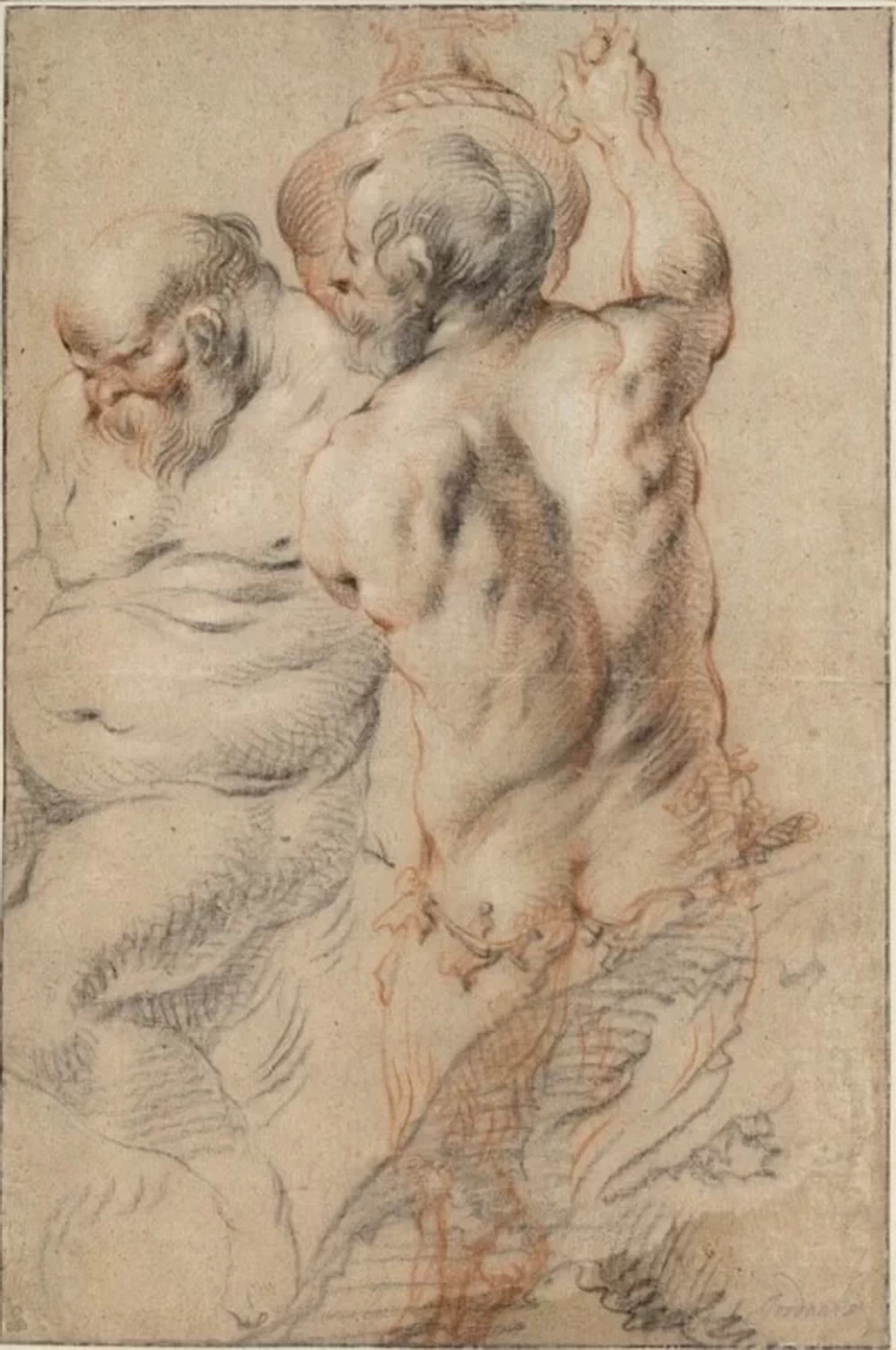 Disegno - Due sileni